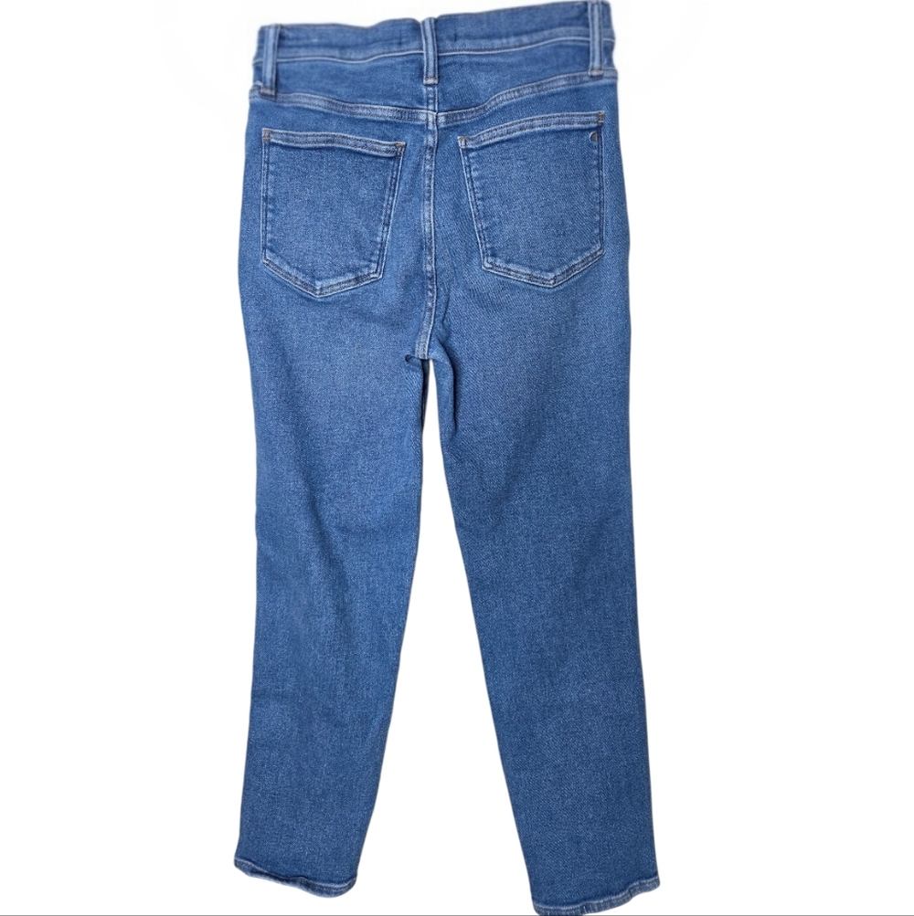 Madewell Stovepipe High-Rise Slim Straight Jeans Leaside Blue 27 Vintage Classic - Picture 6 of 15